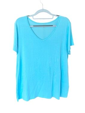 Ideology Women's Short Sleeve Lightweight Tee / Top Blue Size Large